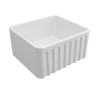 Novi | 500 x 460mm Fine Fireclay Matte White Butler Sink