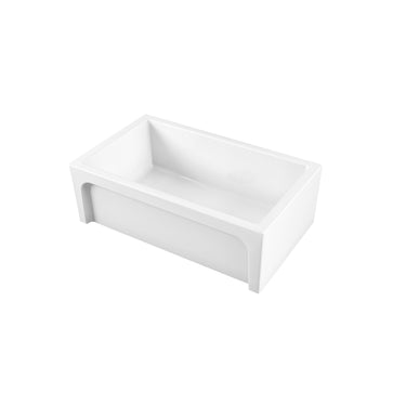 Parti | 750 x 460mm Fine Fireclay Gloss White Butler Sink