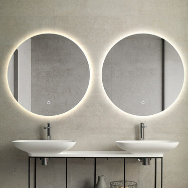 Miro | 800 x 800 mm LED Round Mirror Three colour option 3000K / 4000K / 6000K