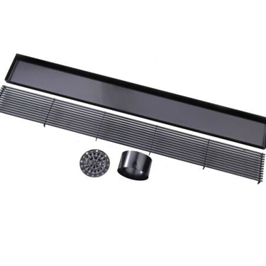 600 mm | Black Centre Grill Stainless steel 304 Modern Design Linear Floor Waste Drain